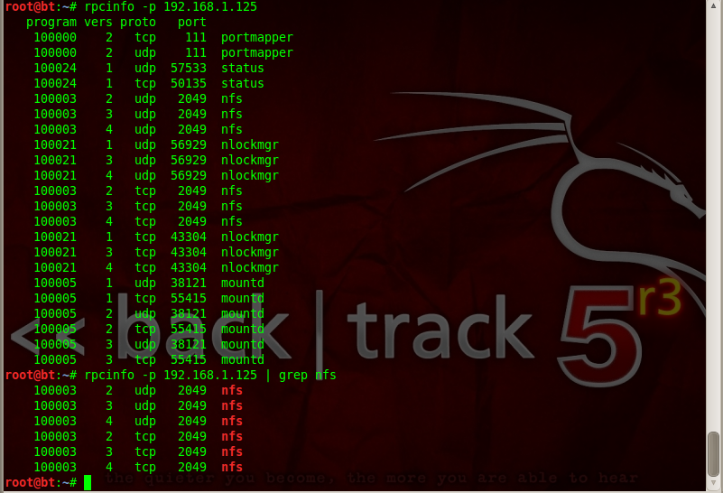 Sec24 hur hackar man Linux penetrationstest NFS share 2