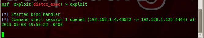 linux penetrationstest distcc msf exploit port 3632